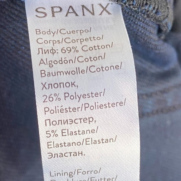 Spanx  Jean-ish Ankle Leggings Twilight Rinse SZ M - Picture 5 of 7